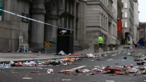 أدت الحادثة إلى إصابة 65 شخصاً، بينهم أربعة أطفال