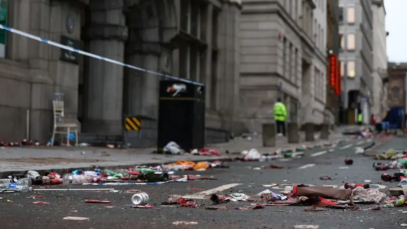 أدت الحادثة إلى إصابة 65 شخصاً، بينهم أربعة أطفال