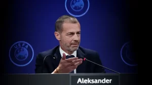 ألكسندر تشيفرين، رئيس الاتحاد الأوروبي لكرة القدم (يويفا)