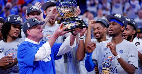 ثاندر يكتسح تمبروولفز ويتأهل لنهائي الـNBA لأول مرة منذ 2012