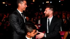 ميسي ورونالدو في مناسبة سابقة