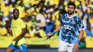 وليد الكرتي لاعب بيراميدز سجل هدف التعادل أمام صن داونز